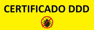 Certificado de control de plagas